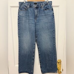 Uniqlo High Waist Straight Leg Jeans Size 32.  New- Washed but not Worn